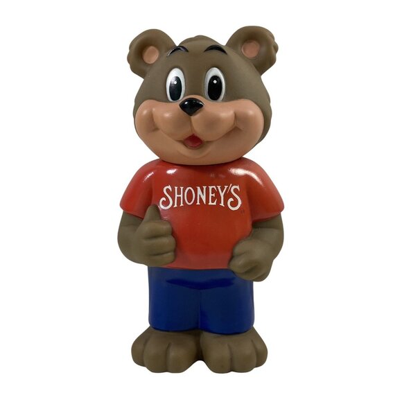 Other - Vintage 90s Shoneys Restaurant Shoney Bear Coin Bank Promotional Figure 8" 1993